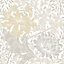 Hoopla Walls Chrysanthemum  Natural Stone Smooth Matt Wallpaper
