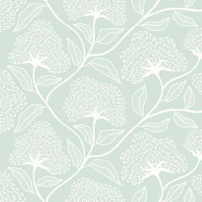 Hoopla Walls Dash Trail - Seaglass 10m Wallpaper
