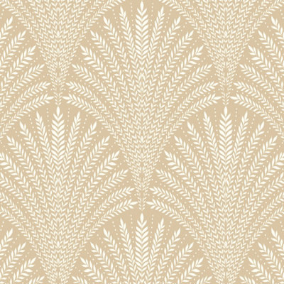 Hoopla Walls Gold Leaf Fan Gold Smooth Matt Wallpaper
