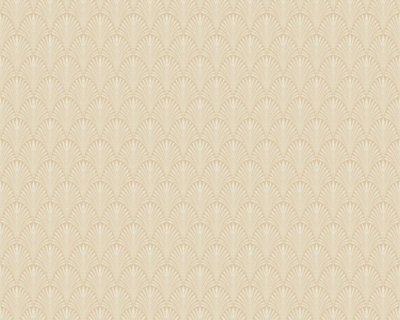 Hoopla Walls Gold Leaf Fan Gold Smooth Matt Wallpaper