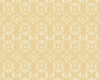 Hoopla Walls Gold Ogee Damask Smooth Matt Wallpaper