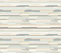 Hoopla Walls Horizontal Stripe Grey 10m Wallpaper Matt Smooth