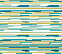 Hoopla Walls Horizontal Stripe Teal Blue Matt Smooth 10m Wallpaper