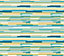 Hoopla Walls Horizontal Stripe Teal Blue Matt Smooth 10m Wallpaper