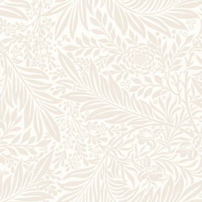 Hoopla Walls Leaf Vine Natural Wallpaper