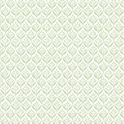 Hoopla Walls Mini Leaf - Avocado 10m Wallpaper