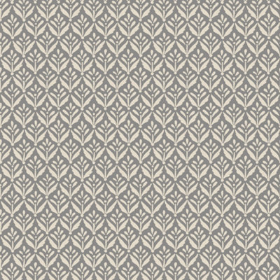 Hoopla Walls Mini Leaf - Graphite 10m Wallpaper