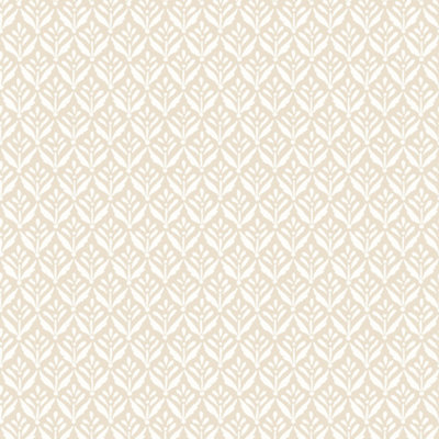 Hoopla Walls Mini Leaf - Linen 10m Wallpaper