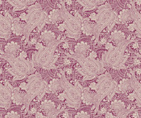 Hoopla Walls Purple Paisley Smooth Matt Wallpaper