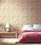 Hoopla Walls Rosehip Trail Rose Pink Smooth Matt Wallpaper
