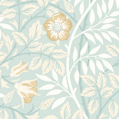 Hoopla Walls Rosehip Trail Seafoam Smooth Matt Wallpaper