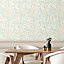 Hoopla Walls Rosehip Trail Soft Mint Smooth Matt Wallpaper