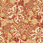 Hoopla Walls Seaweed Garden Amber Smooth Matt Wallpaper