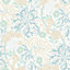Hoopla Walls Seaweed Garden Soft Blue Smooth Matt Wallpaper