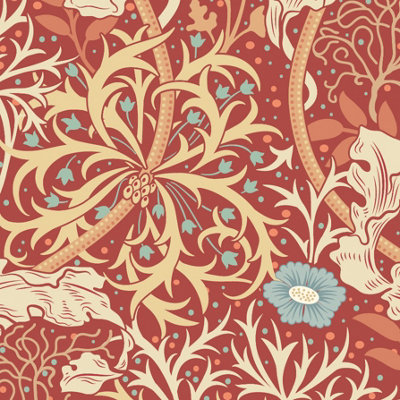 Hoopla Walls Seaweed Garden Spice Smooth Matt Wallpaper