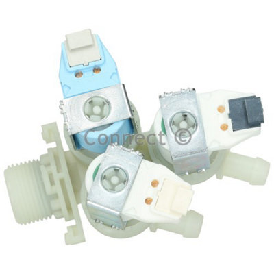 Hoover Genuine Washing Machine Triple Inlet Solenoid Valve : ONE 90Deg ...