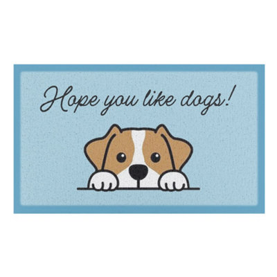 Hope You Like Dogs Indoor & Outdoor Doormat - 70x40cm