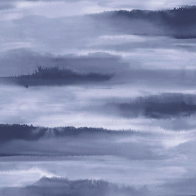 Horizon Wallpaper Blue Muriva 195302