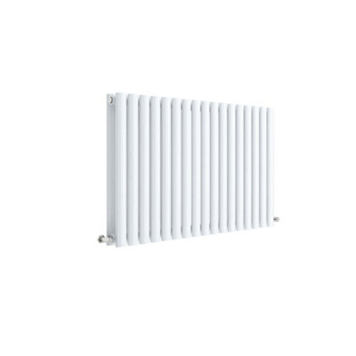 Horizontal Double Panel Radiator - 600mm x 992mm - 3755 BTU - Gloss White- Balterley Price Comparisons | Compare The Build