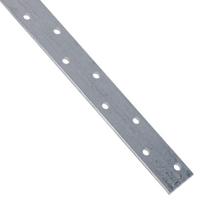 Horizontal Heavy Duty Restraint Strap 1000mm Length Flat Galvanised 5PK