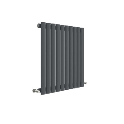 Horizontal Single Panel Radiator - 600mm x 586mm - 1477 BTU - Anthracite- Balterley