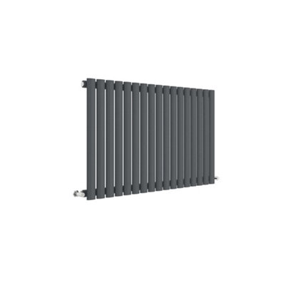 Horizontal Single Panel Radiator - 600mm x 992mm - 2511 BTU - Anthracite- Balterley