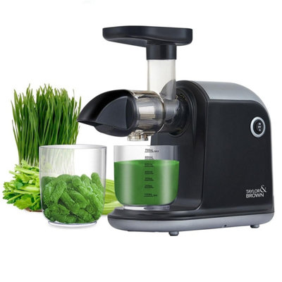 Horizontal Slow Masticating Cold Press Juicer - Cold Press Masticating Juicer - Quiet Motor - Modern And Stylish - Bigger Mouth