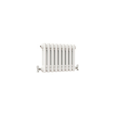 Horizontal Traditional 2 Column Radiator White (H)300mm (W)425mm 957 ...