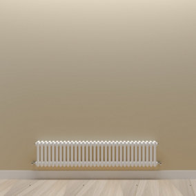 Horizontal White Double Column Radiator (H) 300mm x (W) 1460mm.