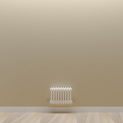 Horizontal White Triple Column Radiator (H) 300mm x (W) 425mm.
