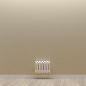 Horizontal White Triple Column Radiator (H) 300mm x (W) 425mm.