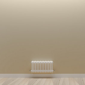 Horizontal White Triple Column Radiator (H) 300mm x (W) 605mm.