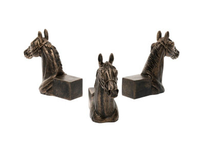 Horse Plant Pot Feet - Set of 3 - L11.5 x W4 x H10.5 cm