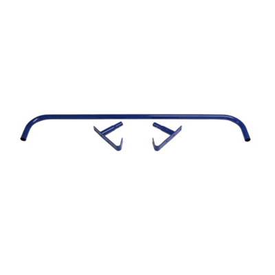 Horse Stable Drying Rug Rack Blue (Hanger Rail Blanket Holder)