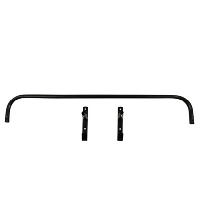 Horse Stable Drying Rug Rack (Hanger Rail Black Blanket Holder)