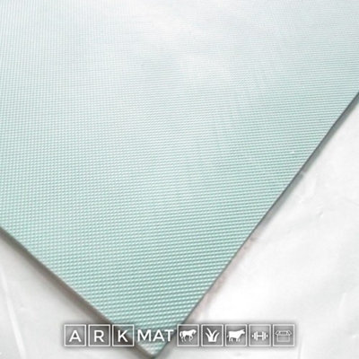 Horse Stable EVA Rubber Floor Mats- 10mm - 6ft x 4ft -Green - 2 Pack