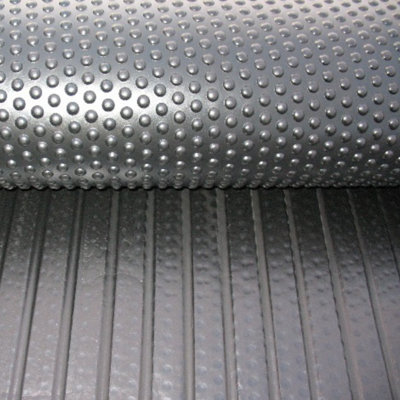 Horse Stable Floor Mats - Heavy Duty Rubber - Bubbletop - Non Slip - 12mm Thick- 6ft x 4ft - 4 Pack