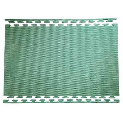 Horse Stable  Interlocking EVA Rubber Floor Mats- 24mm - 6ft x 4ft -Green - 12 Pack