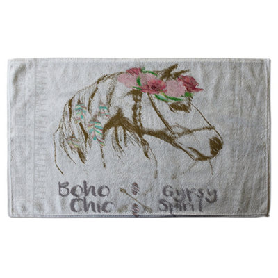 horse with flower Chic (Bath Towel) / Default Title Price Comparisons | Compare The Build