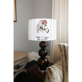 horse with flower Chic (Ceiling & Lamp Shade) / 25cm x 22cm / Lamp Shade