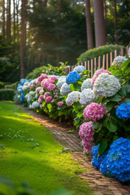 Hortensia - 6 pcs. - Hydrangea macrophylla - Height 25-40cm - Pot 9cm