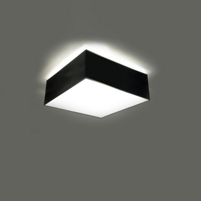 Horus Polyvinyl Chloride (Pvc) Black 1 Light Classic Ceiling Light