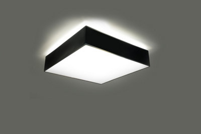 Horus Polyvinyl Chloride (Pvc) Black 1 Light Classic Ceiling Light