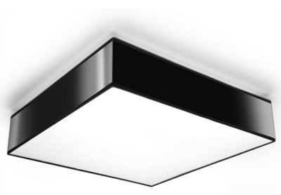Horus Polyvinyl Chloride (Pvc) Black 3 Light Classic Ceiling Light