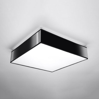 Horus Polyvinyl Chloride (Pvc) Black 3 Light Classic Ceiling Light