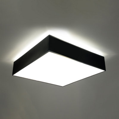 Horus Polyvinyl Chloride (Pvc) Black 4 Light Classic Ceiling Light