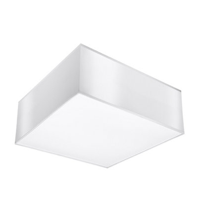 Horus Polyvinyl Chloride (Pvc) White 1 Light Classic Ceiling Light