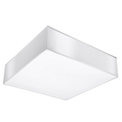 Horus Polyvinyl Chloride (Pvc) White 2 Light Classic Ceiling Light