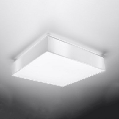 Horus Polyvinyl Chloride (Pvc) White 3 Light Classic Ceiling Light