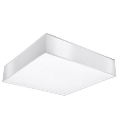 Horus Polyvinyl Chloride (Pvc) White 3 Light Classic Ceiling Light